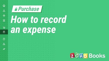 How to Record an Expense | Zoho Books