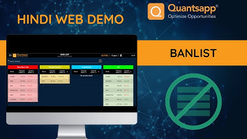 Quantsapp Hindi Web: Ban List || Quantsapp #Options Analytics Tool