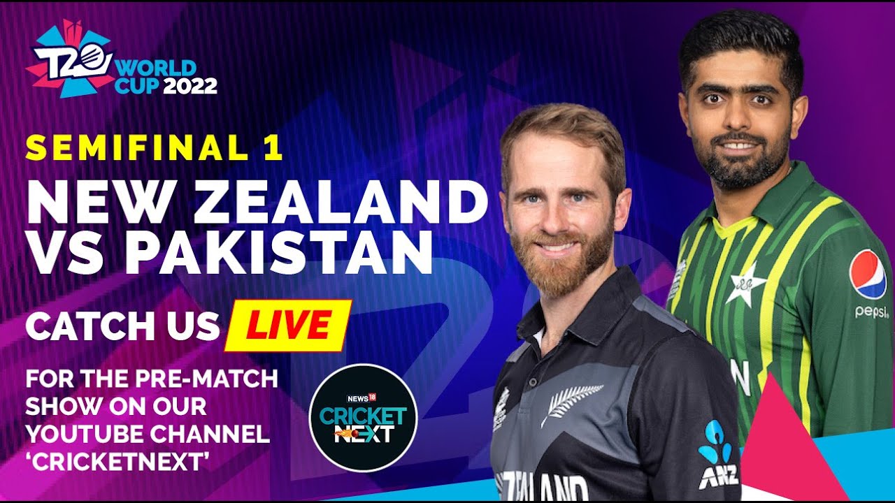 LIVE T20 World Cup New Zealand Wins The Toss and Choose to Bat vs Pakistan Semifinal 1 Preview