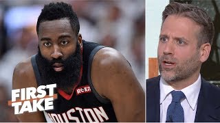 James Harden 'choked under pressure' in the Rockets' Game 1 loss  Max Kellerman | First Take