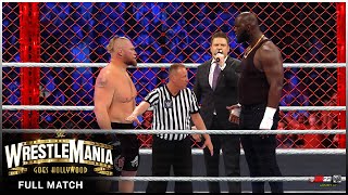 FULL MATCH — Brock Lesnar vs. Omos - Hell In A Cell Match - WrestleMania 39