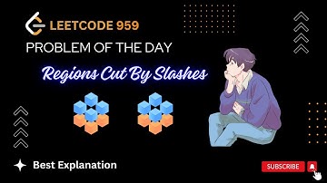 959. Regions Cut By Slashes | DFS | Leetcode POTD Explained