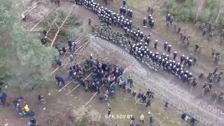 Видео Белорусских Пограничников Со Своей Стороны Польской Границы