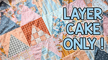 Bohemian Peak | Layer Cake Quilt Pattern | Zero Waste