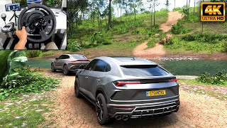 Lamborghini Urus & Aston Martin DBX | OFFROAD CONVOY | Forza Horizon 5| Thrustmaster T300RS gameplay