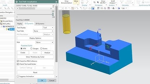 Siemens NX 10 Cam Works-WCS-Cavity Mill Operation