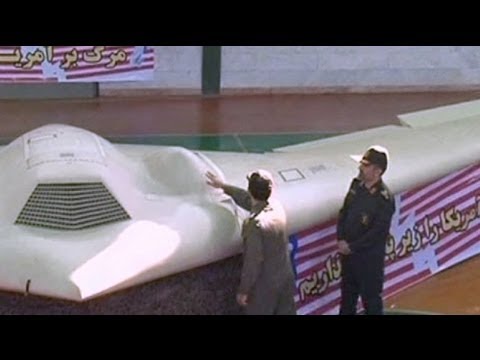 violet illoyalitet ondsindet Iran displays captured US drone - YouTube