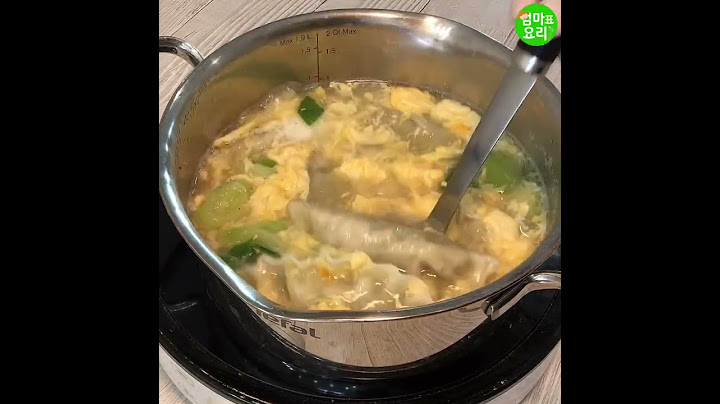 라면보다 더 쉬운 레시피♥엄마표요리 [간단만둣국] / Mom's Cooking simple dumpling soup