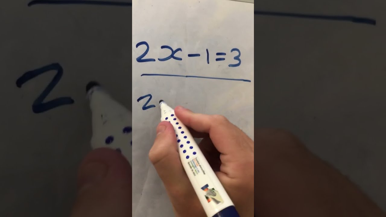 Solving A Simple Linear Equation