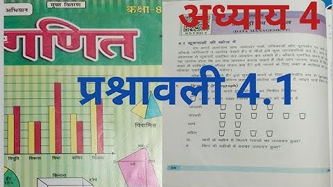 Class 8th math  exercise 4.1bihar board। वर्ग 8 गणित आंकड़ों का प्रबंधन।@welcome gyan।