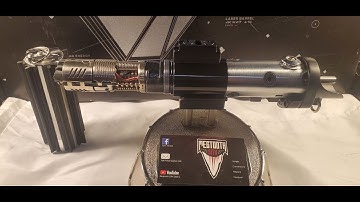 RMeyers Custom DV6 Darth Vader Lightsaber from ROTJ w/Goth3D Graflex 2.5 Master Metal Chassis