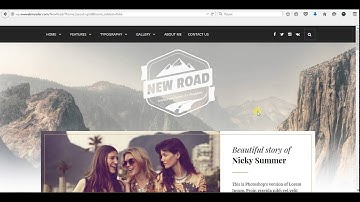 NewRoad - A Responsive WordPress Blog Theme