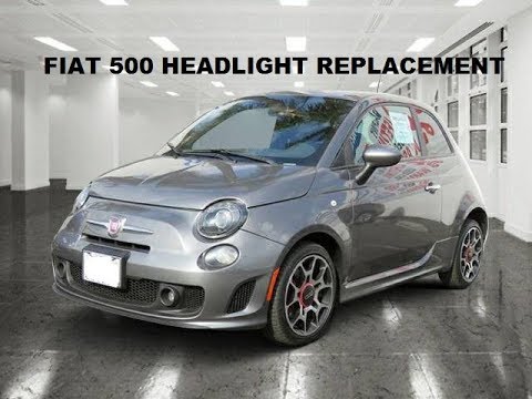 Fiat 500 Headlight Bulb Replacement 2012 and up