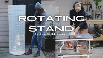 Rotating Pegboard Display Stand | Market Vendor Display | Custom Build