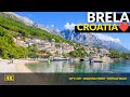 Brela ❤️ Croatia Makarska Riviera Walking Tour 2023