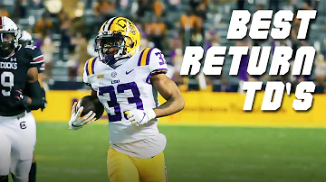 The BEST Kick/Punt Return Touchdowns of the 2020-21 College Football Season!