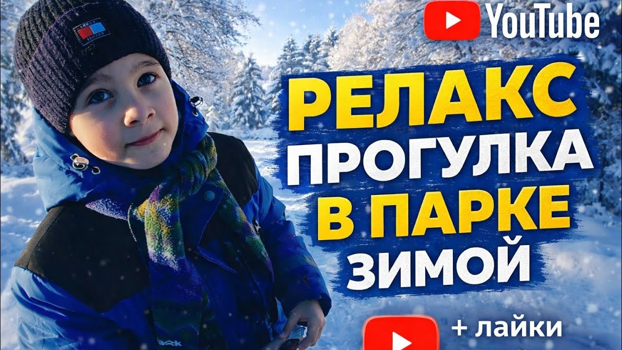Зимний ПАРК глазами ДЕТЕЙ | РЕЛАКС