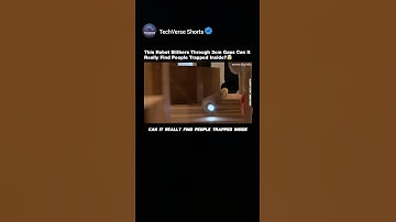 Snake Camera Robot Slides Through Rubble!🐍#shorts