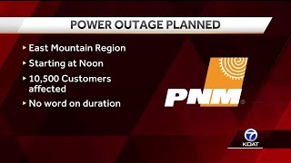 Power outages begin in the East Mountains