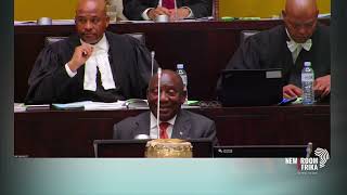 Ramaphosa’s last Q\&A session dominated by the raid at Mapisa-Nqakula's home