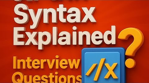 🔥XPath syntax simplified Learn how to write XPath expressions for Selenium automation.
