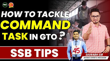 Most Important Task in SSB Interview | 5 Ways to tackle Command Task in GTO during SSB Interview