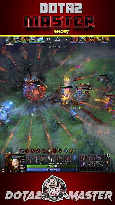 🏆 Bristleback’s Dota 2 Rampage Legacy! ⚔️| Dota2 #bristleback #dota2 #shorts