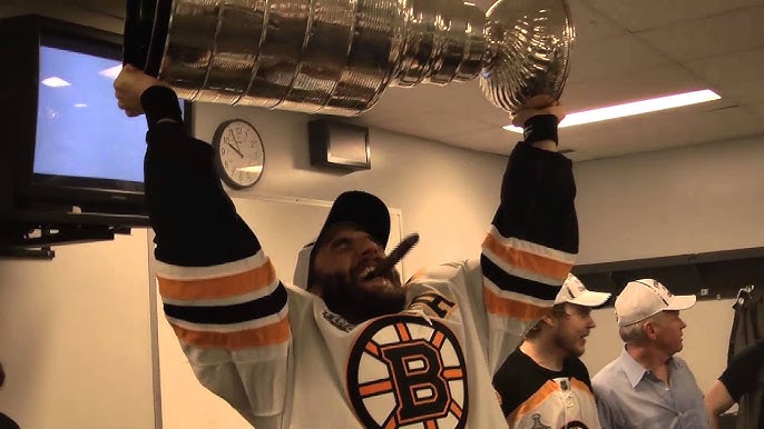 boston bruins celebration guy drinking out of stanley cup …