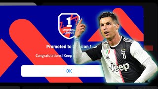 4-1-2-3 Promoted Me Division 1 😍 Against Rich Div1 Opponent eFootball 2024 Mobile