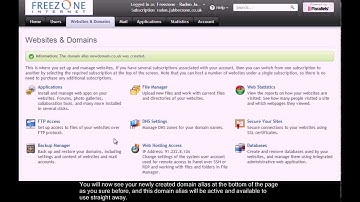 How to create a domain alias via Plesk 11