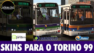 [PBSU] SKIN DA VIAÇÃO HALLEY, VIAÇÃO CIDADE JARDIM E VIAÇÃO MODELO MARCOPOLO TORINO 99| ARACAJU CITY