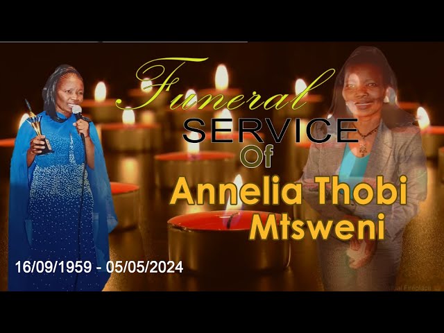 Home Going Service of Pastor Annelia Thobi Mtsweni class=