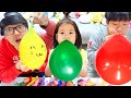 بولام قالب مضحك في أختها بالونات !!! BALLOON اصنع مناطيد وسلايم