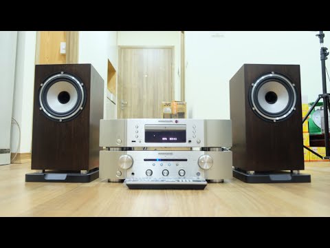 Đánh giá Combo khủng MARANTZ CD6006 cùng Amply Marantz PM6005 ghép loa Tannoy Newbox XT6 hầm hố