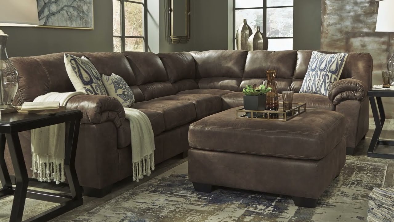 Signature Design By Ashley Bladen Sofa In Coffee Nfm