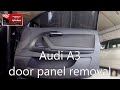 Audi A3 (2003 - 2012) Door panel removal