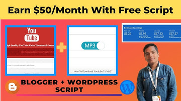 [Free] 🔥 Blogger + WordPress Script 2 Scripts Earn 💲 $50/Monthly 💖[Download Free Blogger Script]