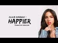 Olivia Rodrigo - Happier ( Traduction Française )