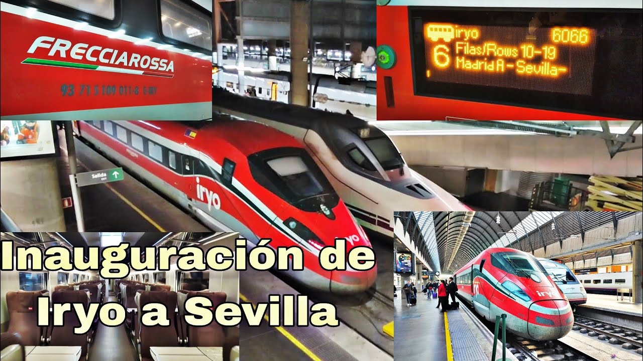 Inauguración del Iryo a Sevilla 💚 31/03/2023