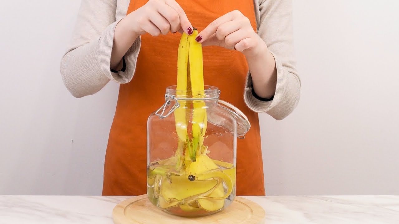 View of Soak Banana Peels in Water – Your Will Love It! - YouTube
