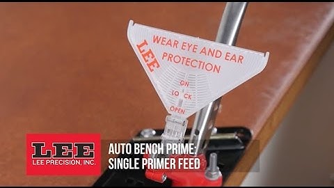 Lee Auto Bench Prime, Single Primer Feed