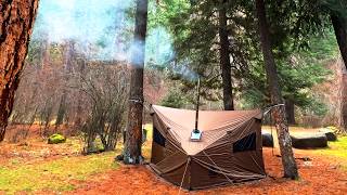 Hammock Hot Tent Camping | ASMR
