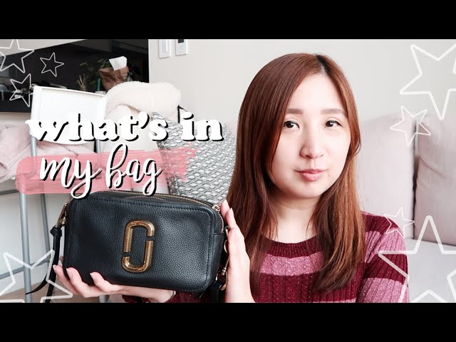 what's in my bag ✨ my essentials + marc jacobs softshot 21 review 