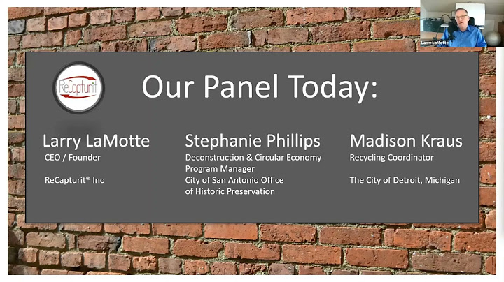 DPA Webinar 2 - Turn Trash into Triumph. Ignite Your City's Deconstruction Revolution Now