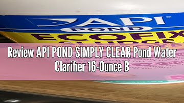 Review API POND SIMPLY CLEAR Pond Water Clarifier 16-Ounce Bottle (248B)