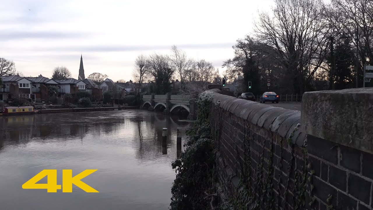 Weybridge Walk: Town Centre【4K】