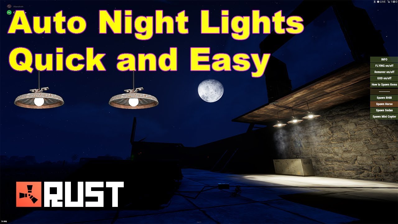 Ingen overbelastning Profet RUST - Auto Night Lights Guide and Emergency Backup Battery - YouTube