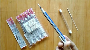 Unboxing  Refills of   Tombow zero eraser