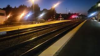 Metra train at Palatine Station