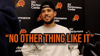 Devin Booker Talks Making Team USA, Suns Beginning Playoffs vs. Timberwolves and More